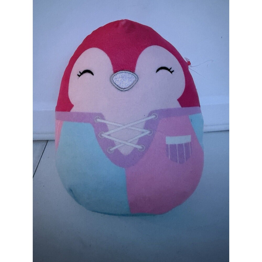 8" Plush SQUISHMALLOW KAVYA A Peppy Penguin 2121 Pink & Blue